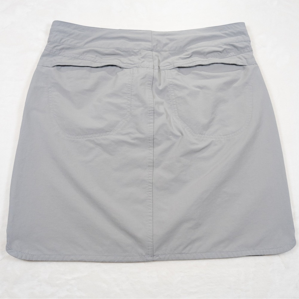 Mountain Hardwear Hiking Skirt Womens 10 Gray Water Repellent Unlined Bottoms - Picture 7 of 9